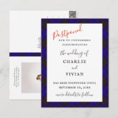 UITGESTELDE BRUILOFT Home Hume Clan Tartan Plaid Briefkaart (Voorkant / Achterkant)