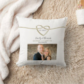 Uitgestelde bruiloft sparen de Datum Uitnodiging Kussen (Deken)