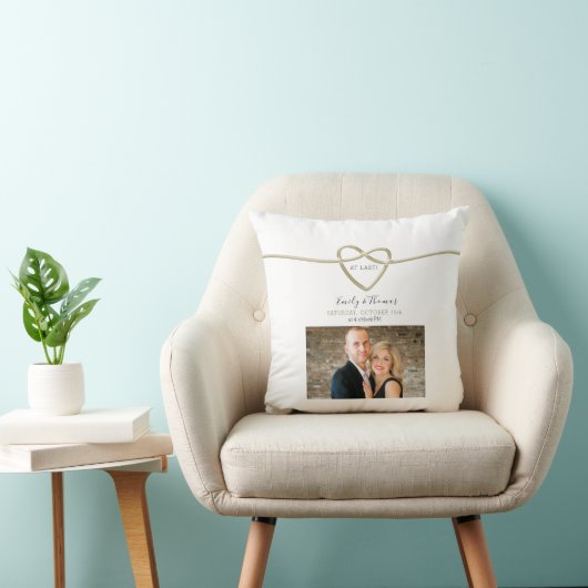 Uitgestelde bruiloft sparen de Datum Uitnodiging Kussen (Stoel)