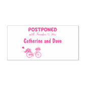 UITGESTELDE bruiloft speciale gebeurtenis aangepas Zelfinktende Stempel (Design)