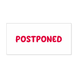 UITGESTELDE bruiloft speciale gebeurtenis gelegenh Zelfinktende Stempel