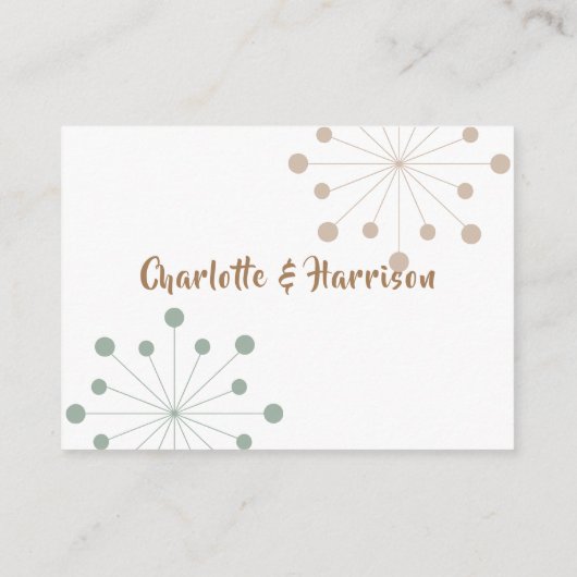 Uitgestelde bruiloft wijziging van datum aankondig informatiekaartje (Achterkant)