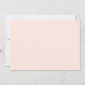 Uitgestelde evenementaankondiging, Blush Floral Kaart (Achterkant)