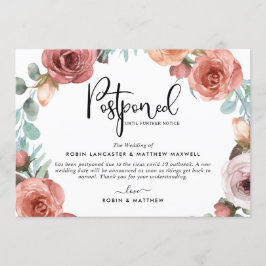 Uitgestelde evenementaankondiging, Blush Peach Car Kaart