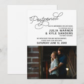 Uitgestelde Huwelijksaankondiging met Foto Kaart (Voorkant / Achterkant)