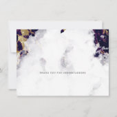 Uitgestelde Trouwdag Diepe Amethist Waterverf Geod Kaart (Achterkant)