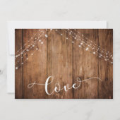 Uitgestelde Trouwdag Update, Rustiek Hout & Lichte Kaart (Achterkant)