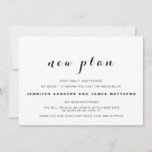 Uitgestelde trouwdatum kaart (Voorkant)