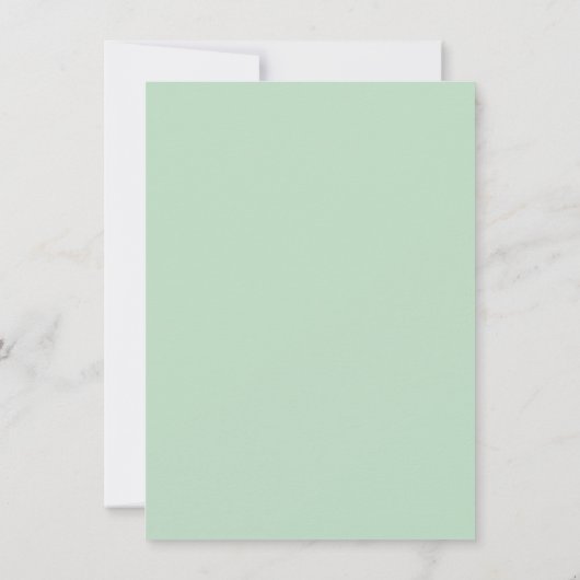 Uitgestelde Trouwkaart Kaart (Achterkant)