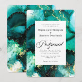 Uitgestelde uitnodiging tot het huwelijk van Emera (Voorkant / Achterkant)