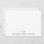 Uitgestelde Verandering De Plannen Trouw Aankondig Kaart (Achterkant)