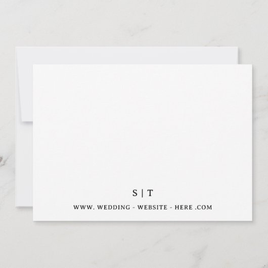 Uitgestelde Verandering Van Huwelijksplannen Kaart (Achterkant)