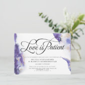 Uitgestelde Waterverf Paars Agate Kaart (Staand voorkant)