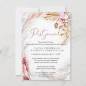 Uitgestelde weddenschap Waterverf Bleek Blush Pink Kaart (Voorkant)