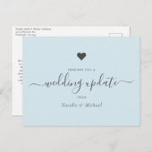 Uitgestelde weduwschap Bijwerken Elegant Script Li Briefkaart (Voorkant / Achterkant)