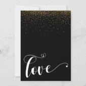 Uitgestelde weduwschap Gold Black Verandering van  Kaart (Achterkant)