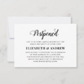 Uitgestelde weduwswijziging van plannen Elegant Sc Aankondiging (Voorkant)