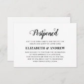 Uitgestelde weduwswijziging van plannen Elegant Sc Aankondiging (Voorkant / Achterkant)