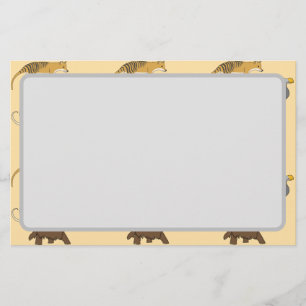 Uitgestorven dieren  briefpapier