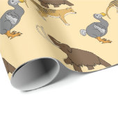 Uitgestorven dieren cadeaupapier (Rol Hoek)
