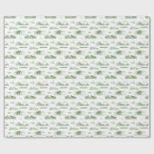 Uitgestorven dierentoilet cadeaupapier (Vlak)