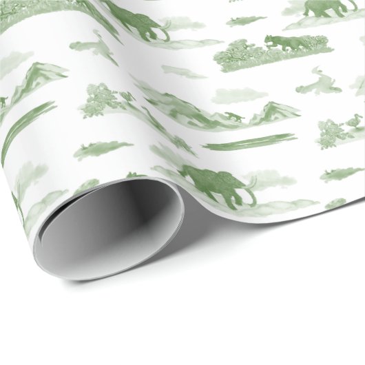 Uitgestorven dierentoilet cadeaupapier (Rol Hoek)