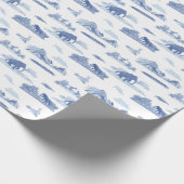 Uitgestorven dierentoilet cadeaupapier (Hoek)