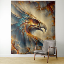 Uitgestorven Vogelkop 1 - Waterverf Wandkleed