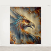 Uitgestorven Vogelkop 1 - Waterverf Wandkleed (Voorkant)