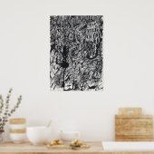 Uitgestotene uit Felicity, inkt tekening Poster (Keuken)