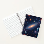uitgestrekt universum notitieboek (Binnen)