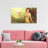 Uitgestrekte Canvas "Bird of Paradise" Afdruk (Insitu (Woonkamer))