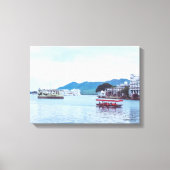 Uitgestrekte canvas - Mooi Lake Palace (Voorkant)