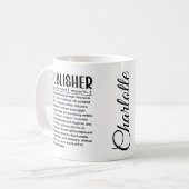 Uitgever Koffiemok (Voorkant links)