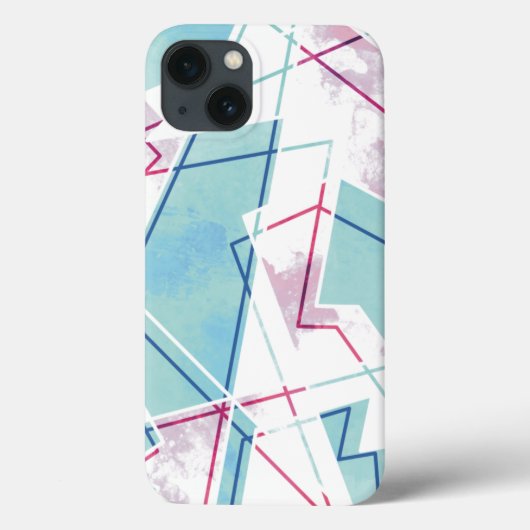 Uitgewassen geometrisch patroon Case-Mate iPhone case (Achterkant)