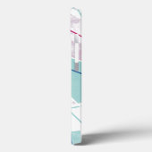 Uitgewassen geometrisch patroon Case-Mate iPhone case (Achterkant / Links)