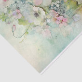 Uitgewassen Shabby Chic Mixed Media Tissuepapier (Detail)