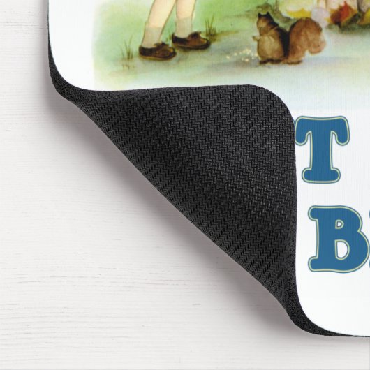 Uitgezet voor vogels (kinderen) muismat (Hoek)