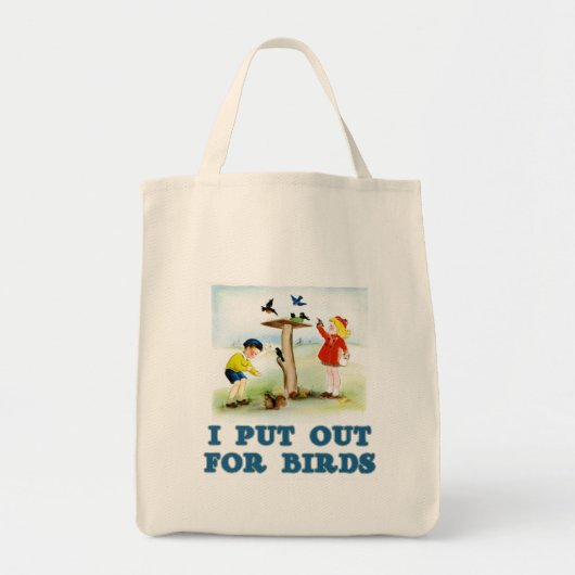 Uitgezet voor vogels (kinderen) tote bag (Voorkant)