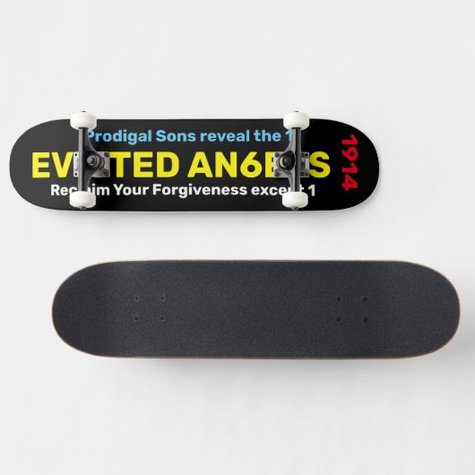 UITGEZETTE ENGELEN Skateboard (Horizontaal)
