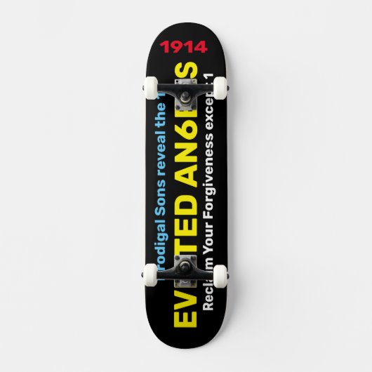 UITGEZETTE ENGELEN Skateboard (Voorkant)