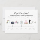 Uitgezochte Uitnodiging van de Chronologie van de  (Voorkant)