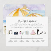 Uitgezochte Uitnodiging van de Chronologie van de  (Voorkant / Achterkant)