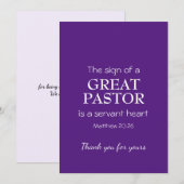 UITGEZONDERD PASTOR | DIENAARSHART Modern | DANK J (Voorkant / Achterkant)