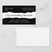 Uitgraven van Visitekaartjes voor het vervoeren (Voorkant / Achterkant)