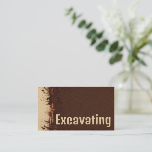 uitgraven visitekaartje (Staand voorkant)