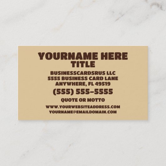 uitgraven visitekaartje (Achterkant)