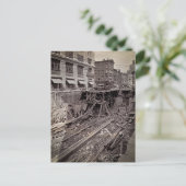 Uitgraving in ondergrondse vaarrichting, zevende j briefkaart (Staand voorkant)