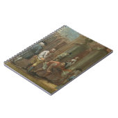 Uithangbord voor een straatmaker, c.1725 (olieverf notitieboek (Linkerzijde)