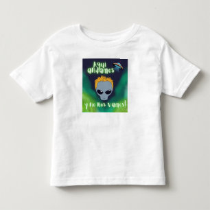 uitheemse aqui estamos y no nos vamos , ufo , extr kinder shirts